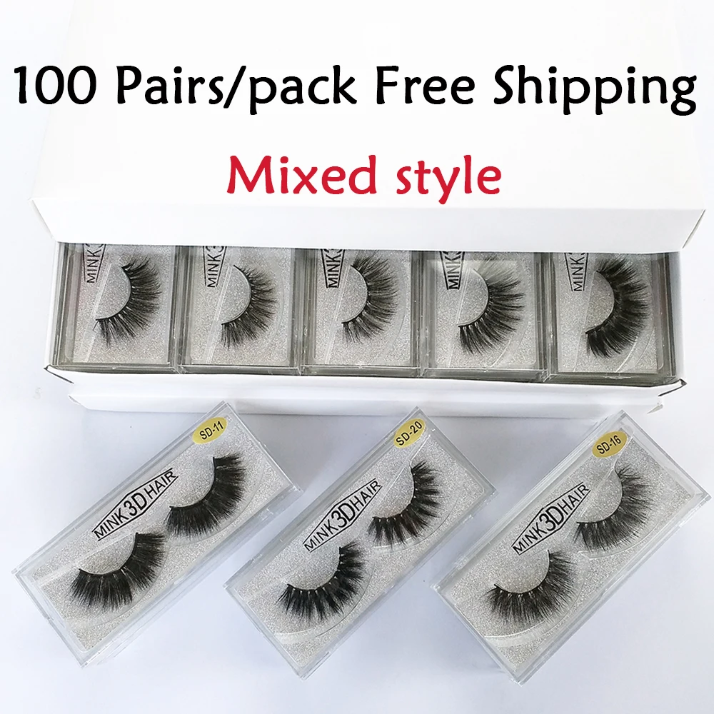 

Eyelashes Wholesale 20/30/40/50pcs Mink Eyelashes Wholesale Lashes In Bulk Mink Lashes Natural False Lashes Bulk Makeup Lashes