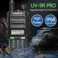 baofeng uv 9r pro high power dual band 136 174400 520mhz ip68 waterproof ham radio upgraded of uv9r walkie talkie 50km range
