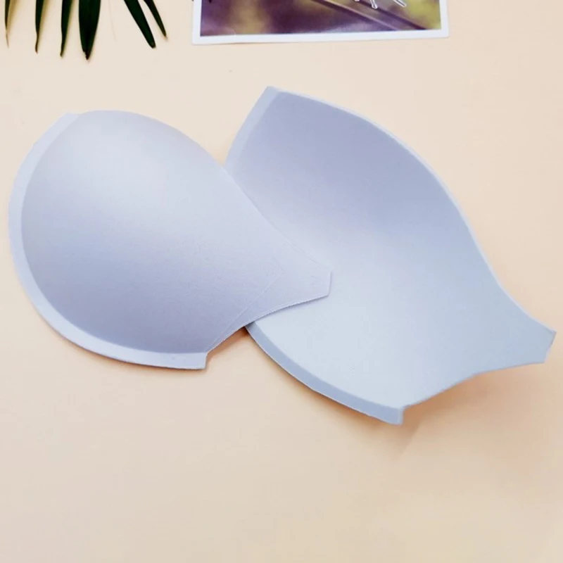 Пара черных или белых бюстгальтеров чашек вкладышей пуш-ап купальников платьев