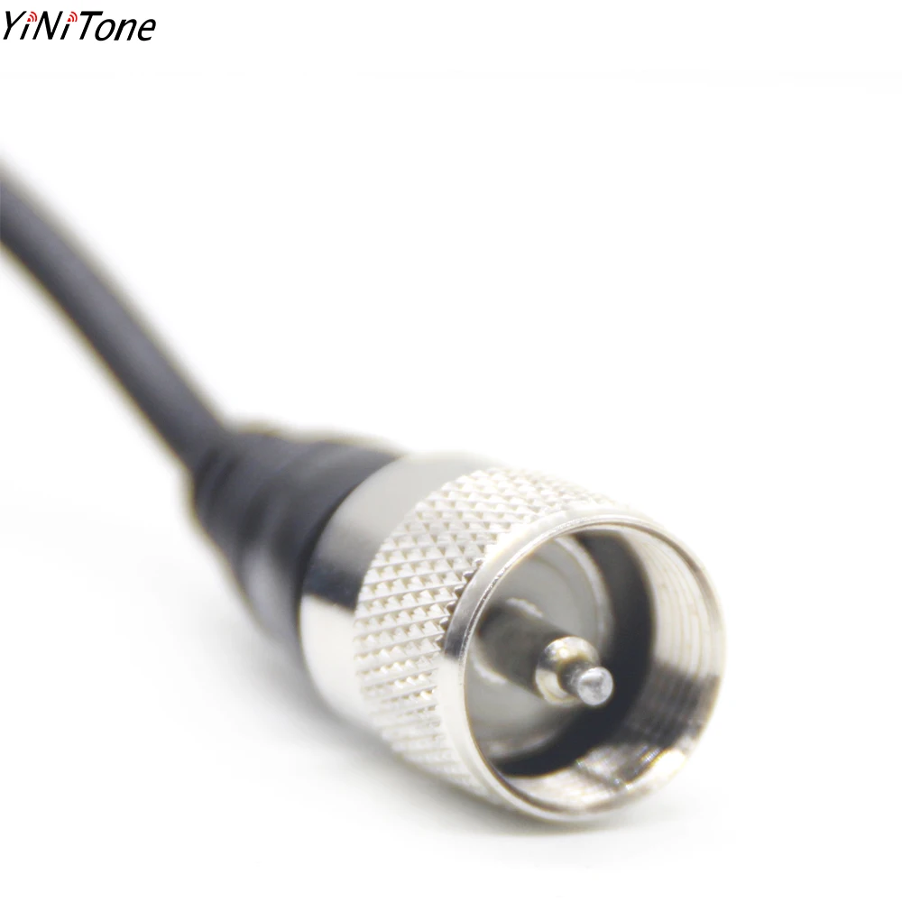 YiNiTone PL-259 Shark Fin Design VHF UHF 144/430Mhz Dual Band Antenna for QYT KT-7900D KT-8900 BAOJIE BJ-328 BJ-318 TYT BAOFENG