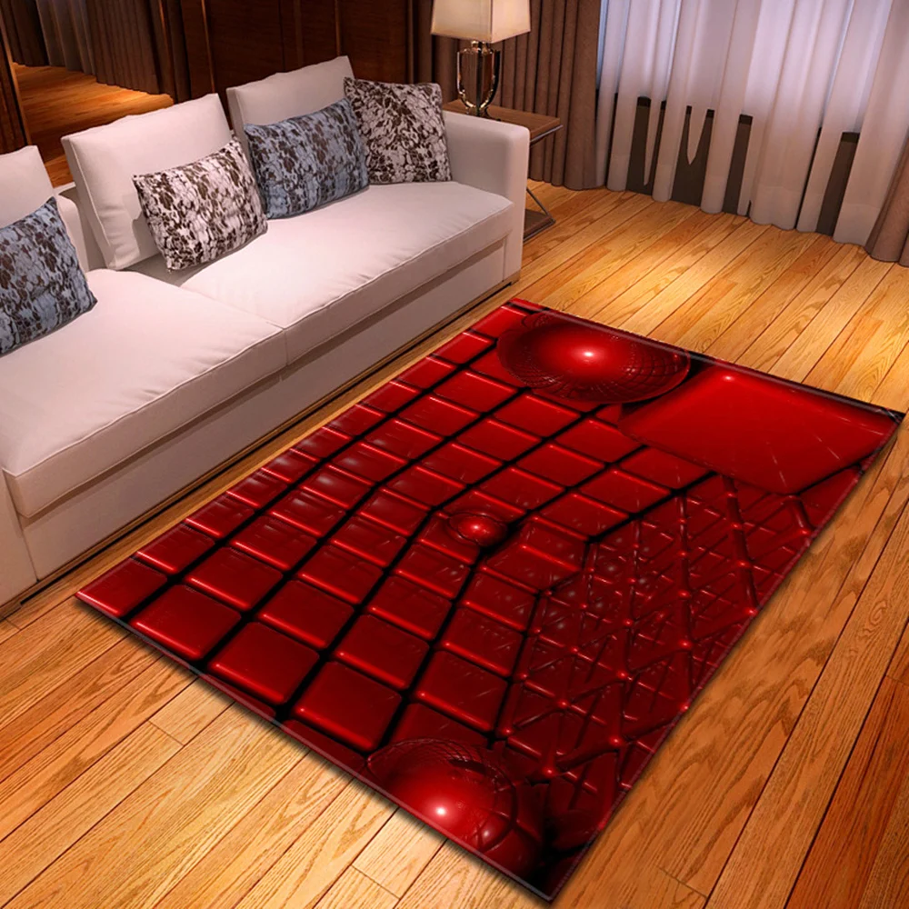 3D узор ковер для гостиной украшение спальни большой дома и детей журнального