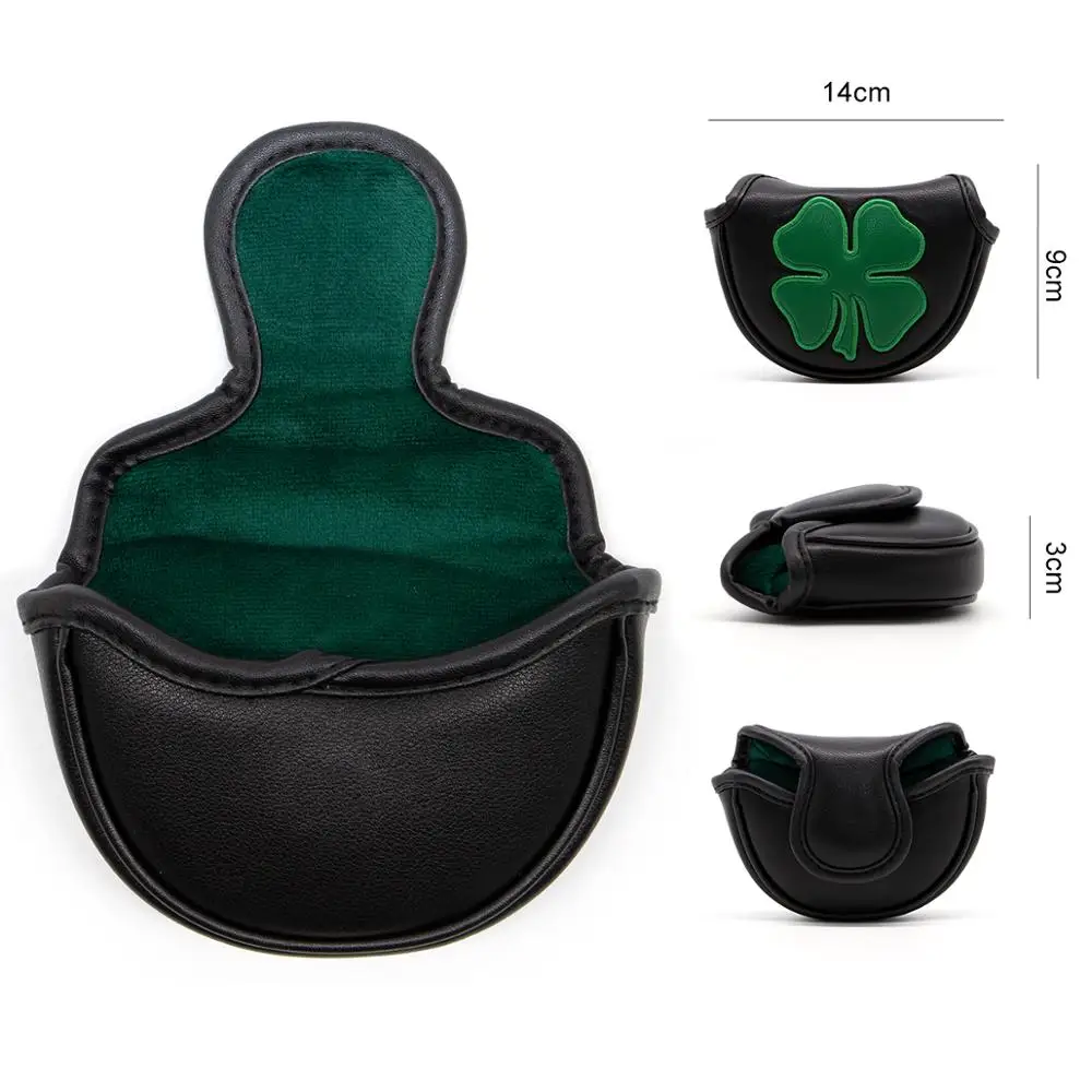 Mid Mallet Golf Headcover четыре листа Клевер Гольф клуб головы Чехлы для клюшки из