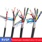 1 м 26AWG 24AWG 2-ядерный 4-ядерный 6-ядерный 8-ядерный 10-ядерный 485 провод сигнала связи RVSP чистая медная стандартная проволока