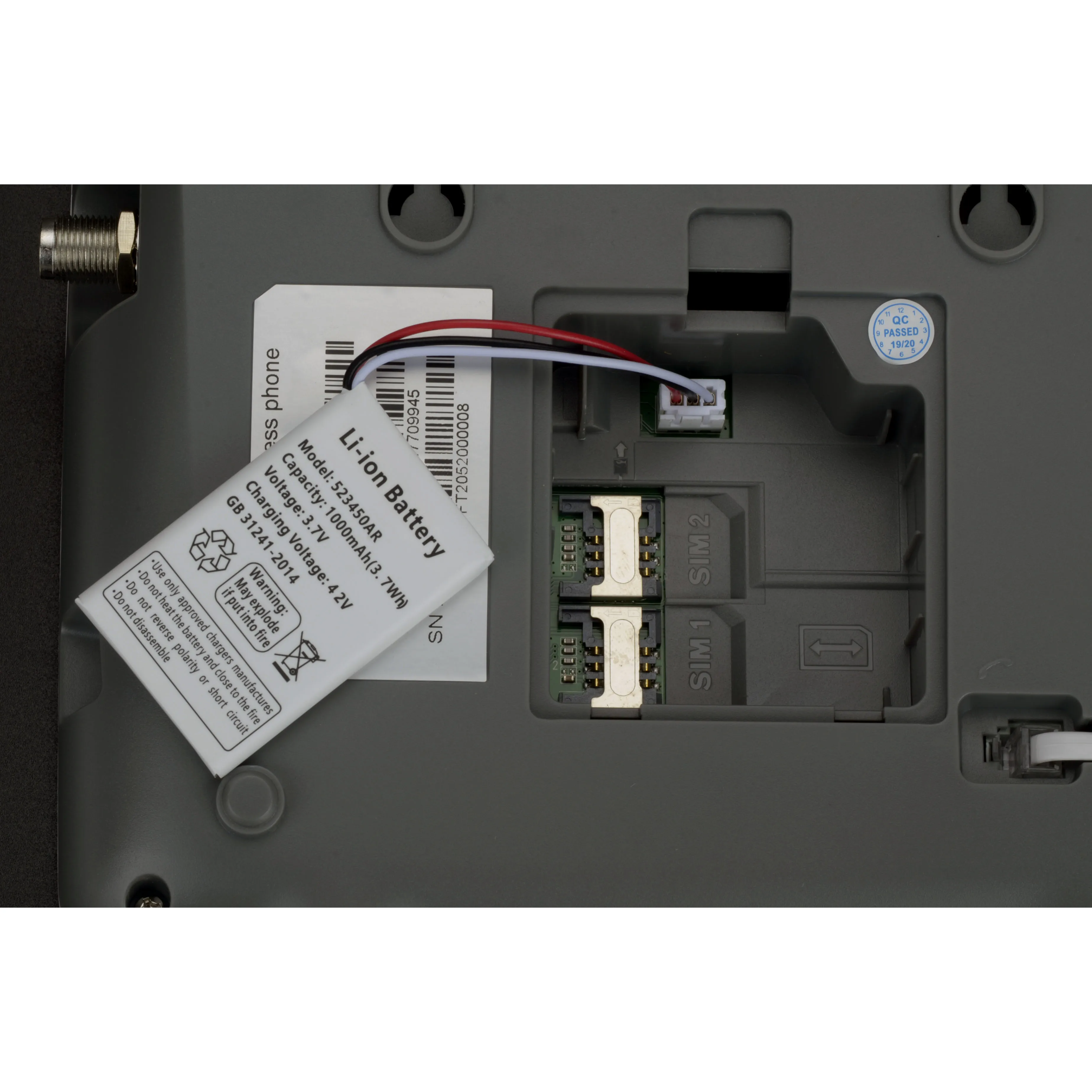 GSM 850/900/1800/1900 МГц фиксированный беспроводной телефон с поддержкой Английский