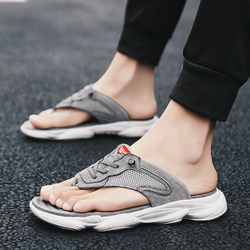 

Male Sandal Men Summer Sandals Mens Hollow Breathable Beach Outdoor Leather Sandale Homme Comfort Roman Rubber Sandal Shoes