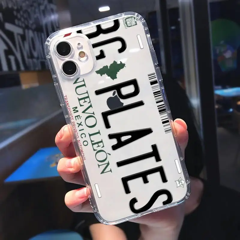 Чехол для телефона с номерным знаком iphone 13 12 11 8 7 plus mini x xs xr pro max | Мобильные