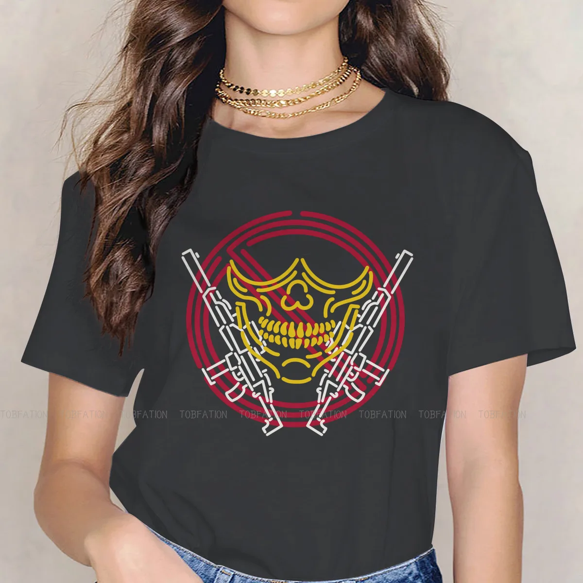 

Higgs Women's TShirt Death Stranding Sam Game Girls Graphic Tees Cotton Female T Shirt 5XL Humor Fashion Gift