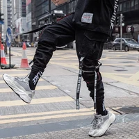 black leisure hip hop mens pants streetwear cotton jogging pants male 2020 spring high quality sweatpants mens long pants