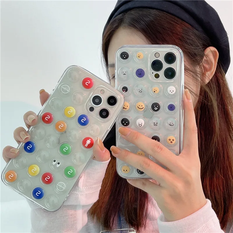 

luxurious Fashion Creativity candy bubble phone case With Holder phone housing phone bag for Iphone 13 12 11 Pro Max Plus XS XR