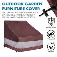 outdoor anti uv waterproof chair covers rain snow dust wind proof polyester fabric garden lawn patio furniture covers
