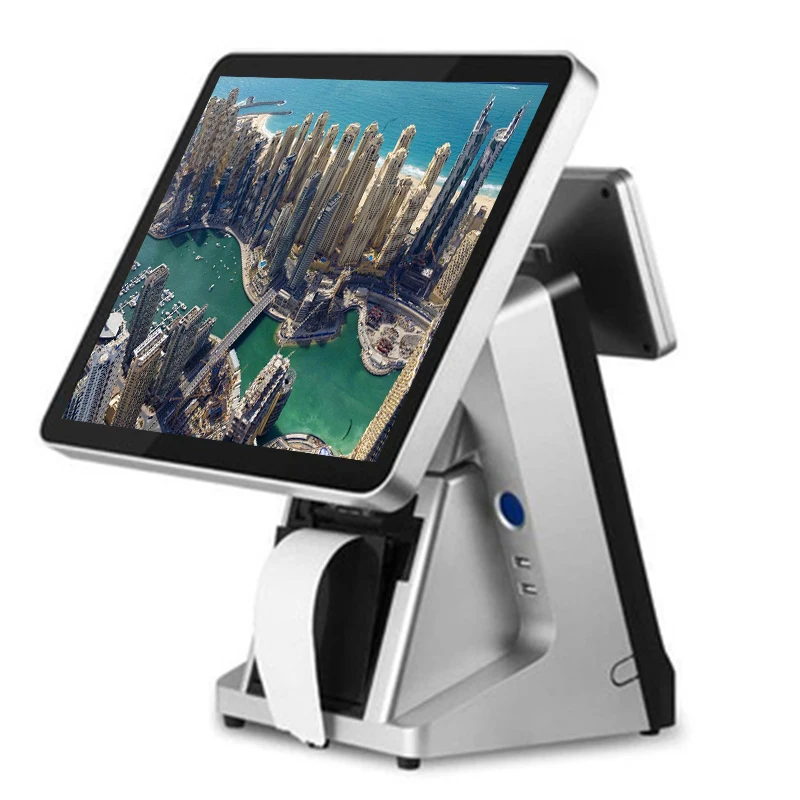 Высококачественный 15 дюймовый сенсорный кассовый аппарат pos терминал для
