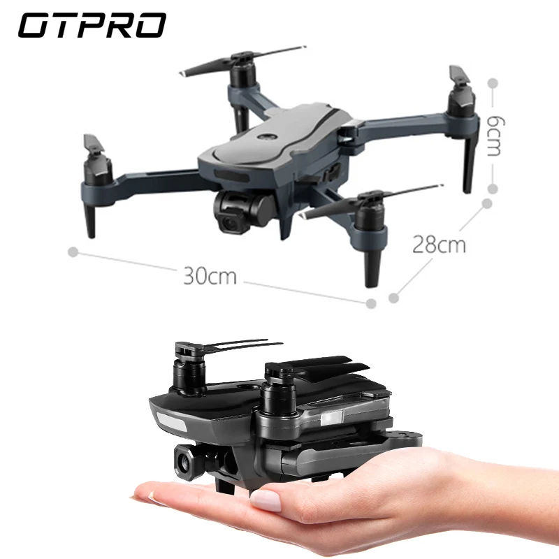 OTPRO mini Drone GPS 4K 1080P камера следуй за мной Quadcopter авто возврат FPV Dron Wifi ufo Вертолет