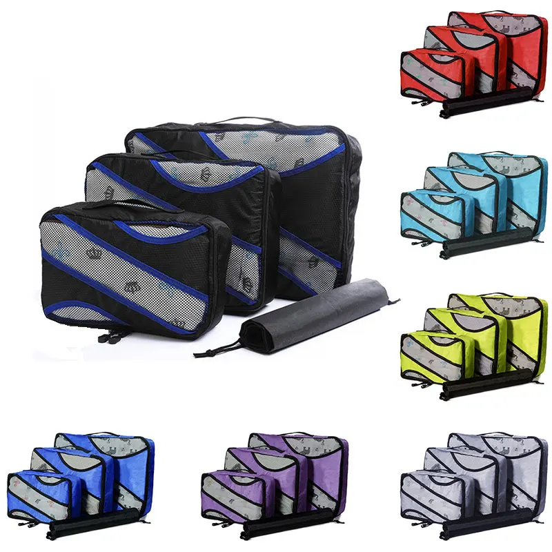 Водонепроницаемые упаковочные кубики для путешествий органайзер багажа на