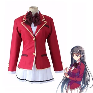 Anime Classroom of the Elite Horikita Suzune Cosplay School Uniform Kikyou Kushida Girls JK Sailor Suit Costumes Anime Classroom of the Elite Horikita Suzune Cosplay School Uniform Kikyou Kushida Girls JK Sailor Suit Costumes