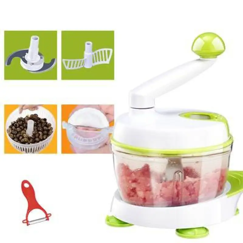Многофункциональный кухонный Ручной Кухонный комбайн Migecon бытовая мясорубка