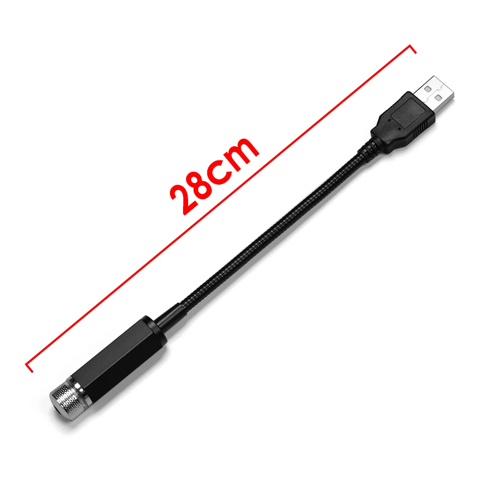 

1pc Romantic USB Star Sky Lamp Ceiling Blue Purple Light Car Roof Home Party Lights USB Night Light Atmosphere LED Projector