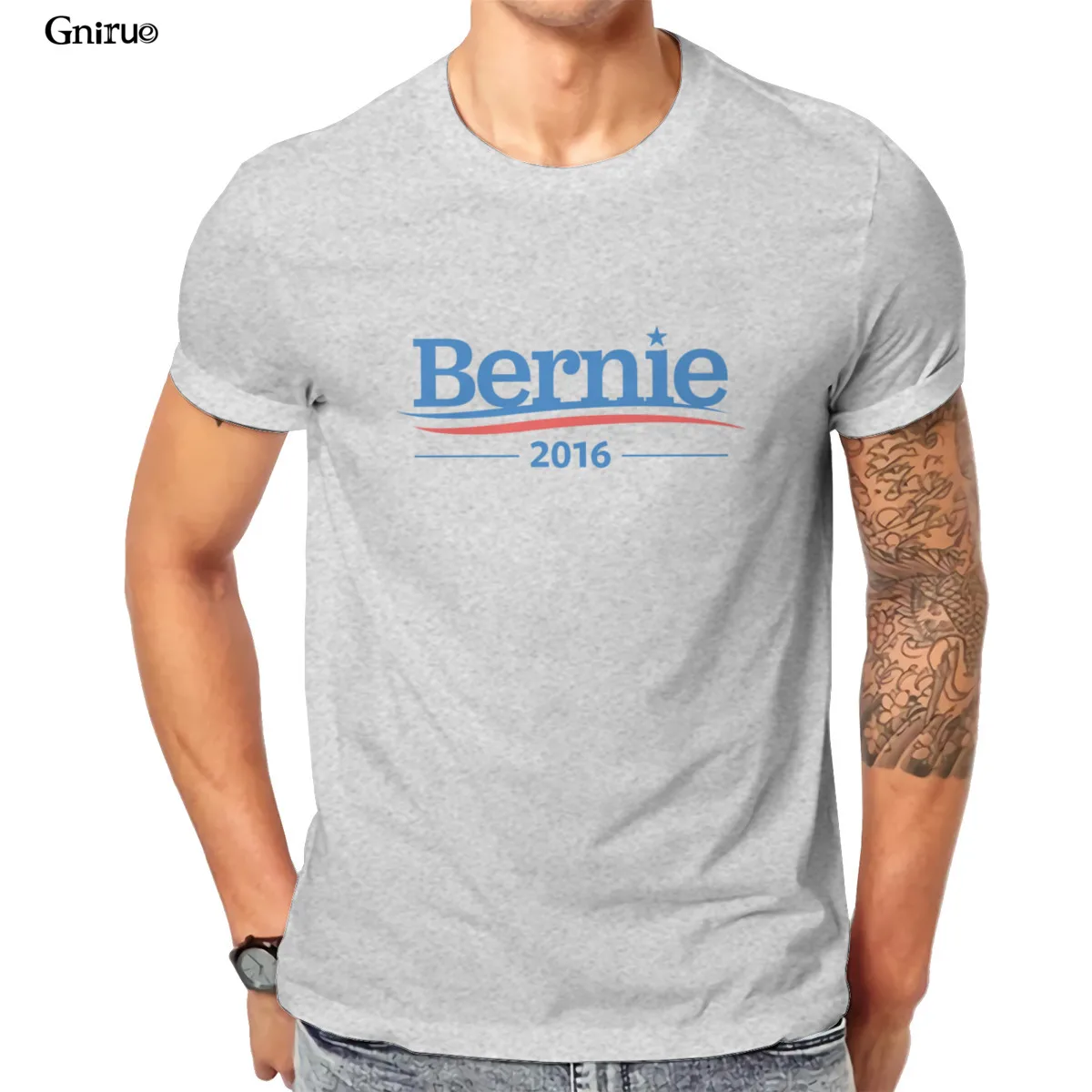 

Wholesale Bernie 2016 Mens Ringer T-Shirt Gothic Tops Vintage JapaneseStyle Tees 100494