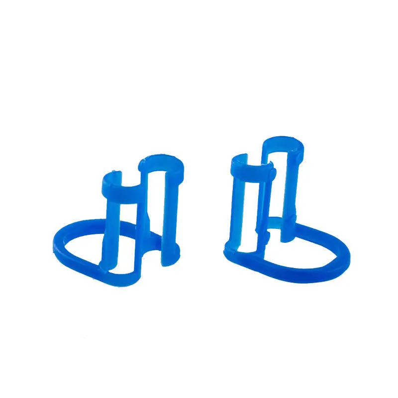 50 шт./пакет ватный тампон держатель Одноразовые Синие зажим для