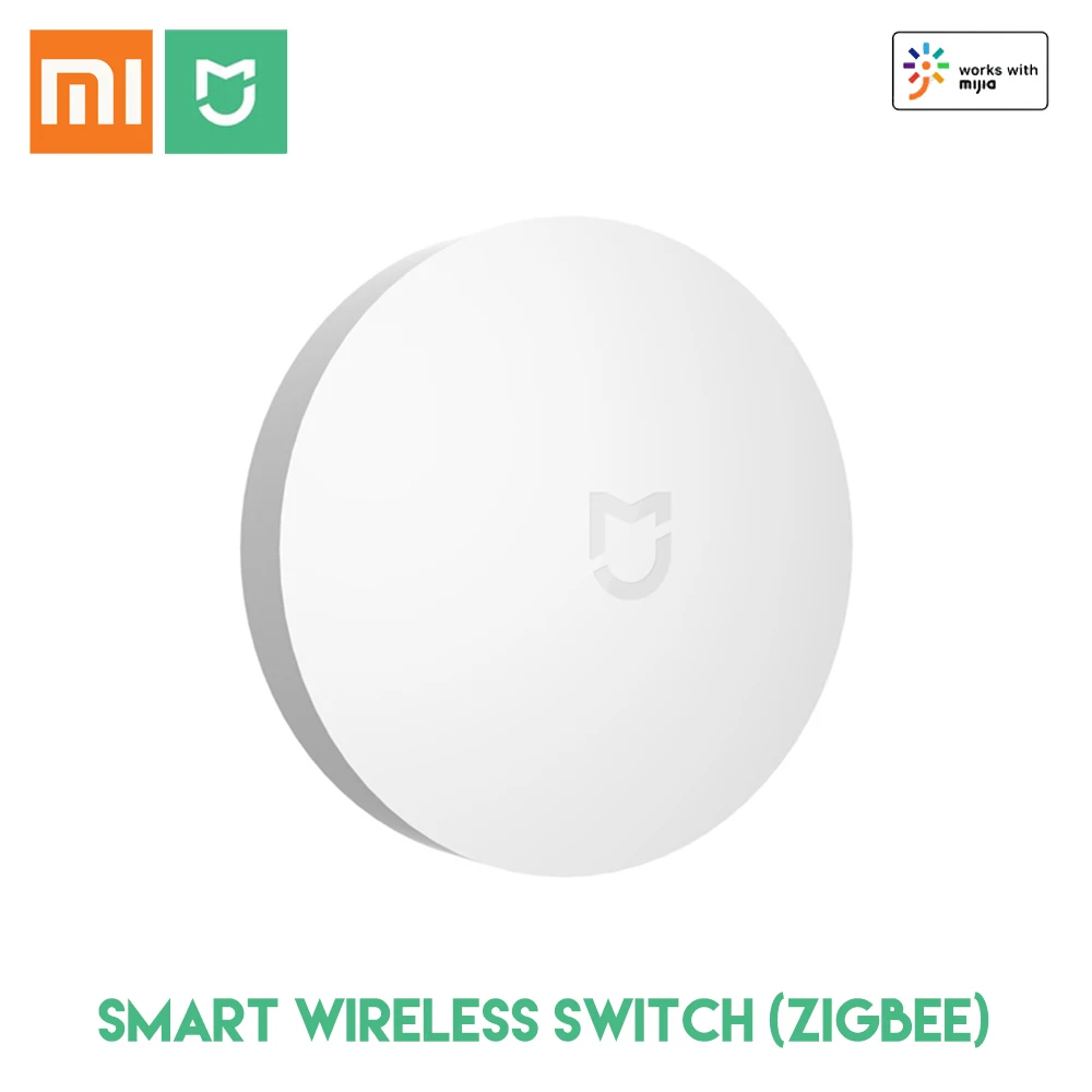 Оригинальный Xiaomi Mijia умный беспроводной переключатель Zigbee кнопка с дверным