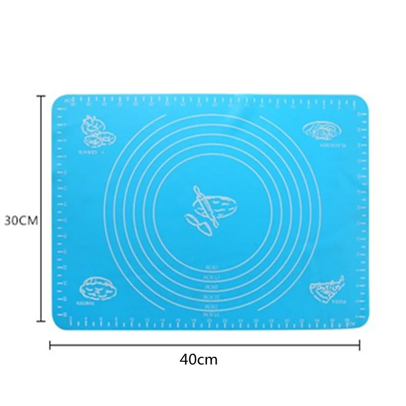 New Silicone Rolling Cut Mat Sugarcraft Fondant Cake Clay Pastry Dough Baking Mats Liners | Дом и сад