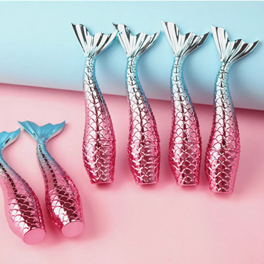 3 мл пустая бутылка для блеска губ с милой русалкой 5 шт трубки блеск трубка