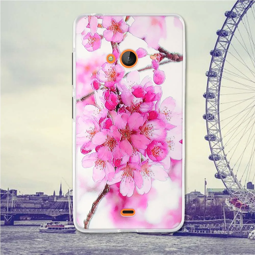 Чехол для Nokia Microsoft Lumia 540 задняя крышка чехлы телефонов мягкие силиконовые с