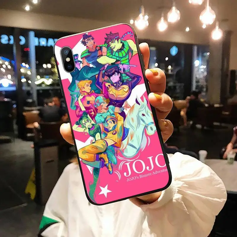 

JoJo's Bizarre Adventure anime manga Phone Case for iPhone 11 12 mini pro XS MAX 8 7 6 6S Plus X 5S SE 2020 XR shell