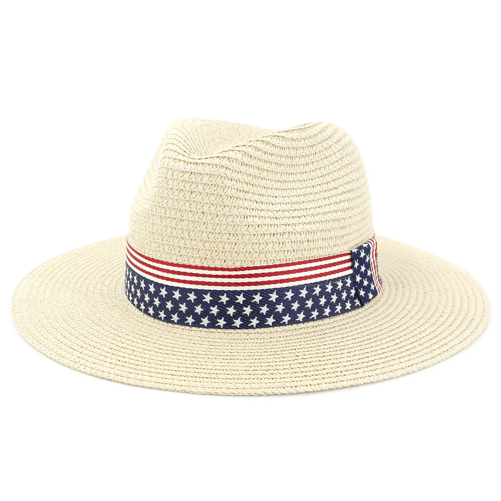 Летняя пляжная повседневная индивидуализированная шляпа с широкими полями и