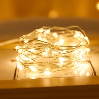 123m led string lights fairy lights wedding party decor garland home christmas festival new year decoration include battery