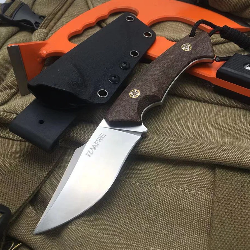TUNAFIRE GT0156 на открытом воздухе Выживание Охота охотничьи ножи кемпинг
