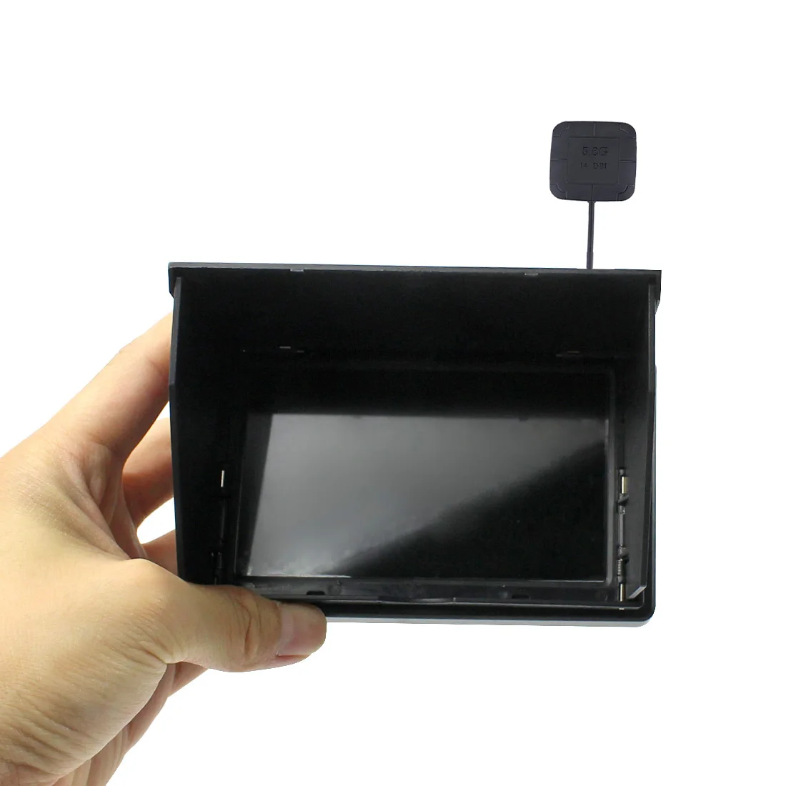 

JMT 5.8G 48CH 4.3 Inch LCD Screen FPV Reciever Monitor With FPV Antenna RP-SMA for FPV Racing Drone Quadcopter