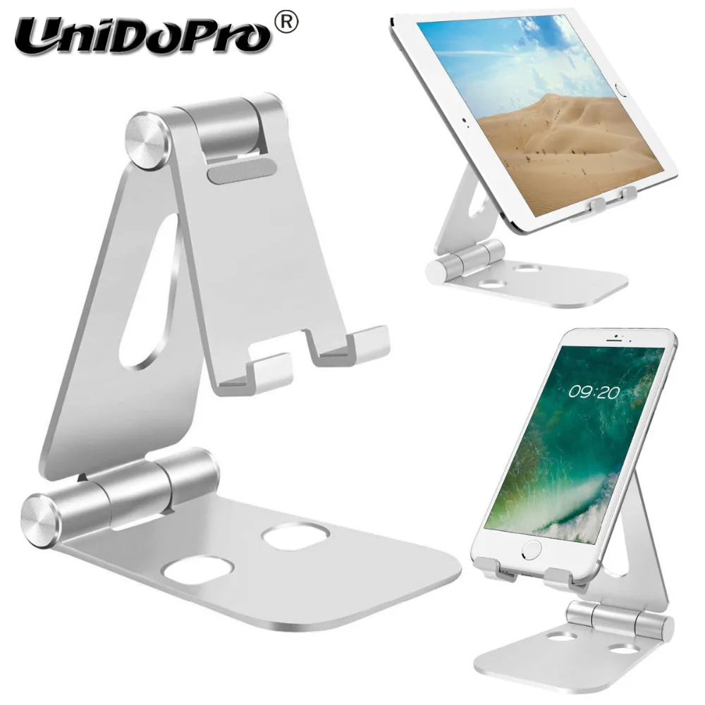 Двойной складной алюминиевый держатель подставка для iPhone iPad Samsung Galaxy Tab S A E J S8 S9 +