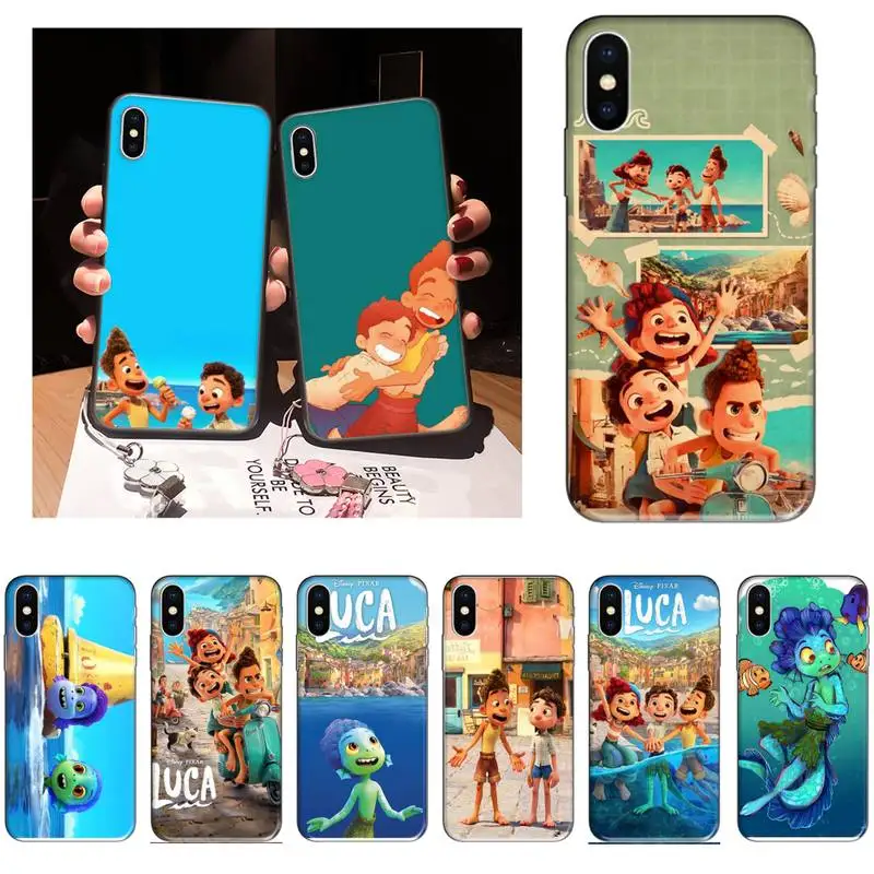 

New 2021 Disney luca Mobile Phone Case for iPhone 7/8 plus x xr xs max 11/12pro max 12mini