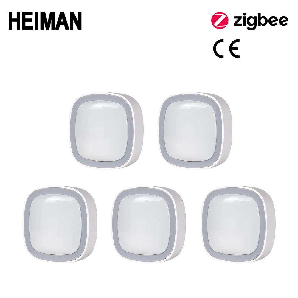 HEIMAN Zigbee умный датчик движения PIR инфракрасный датчик умного дома система безопасности беспроводная Противоугонная сигнализация устройство безопасности - Цвет: 5 PCS