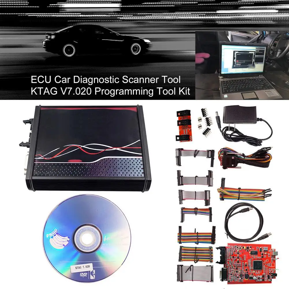 Программирующий инструмент 2021 ECU KTAG прошивка V7.020 программное обеспечение V2.25 Master
