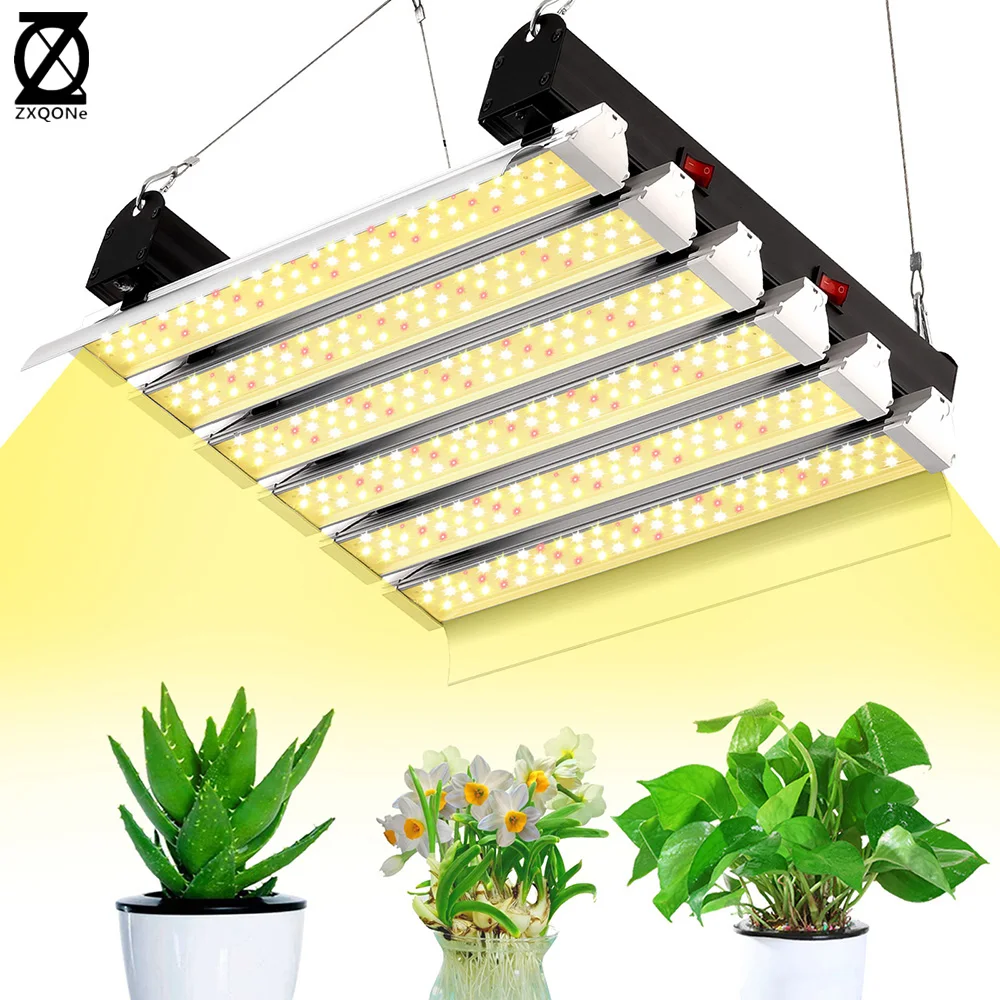 PT-2000W LED Grow Light, Dual Switch, High PPF Growth Chip, Full Spectrum, IR, UV, VEG, BLOOM for Indoor Hydroponic Plant