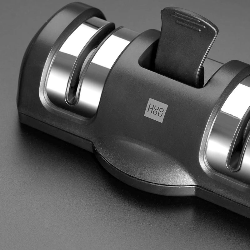 Xiaomi Mijia Huohou Knife Sharpener 2 Stages Double Wheel Whetstone Tool for Kitchen | Электроника
