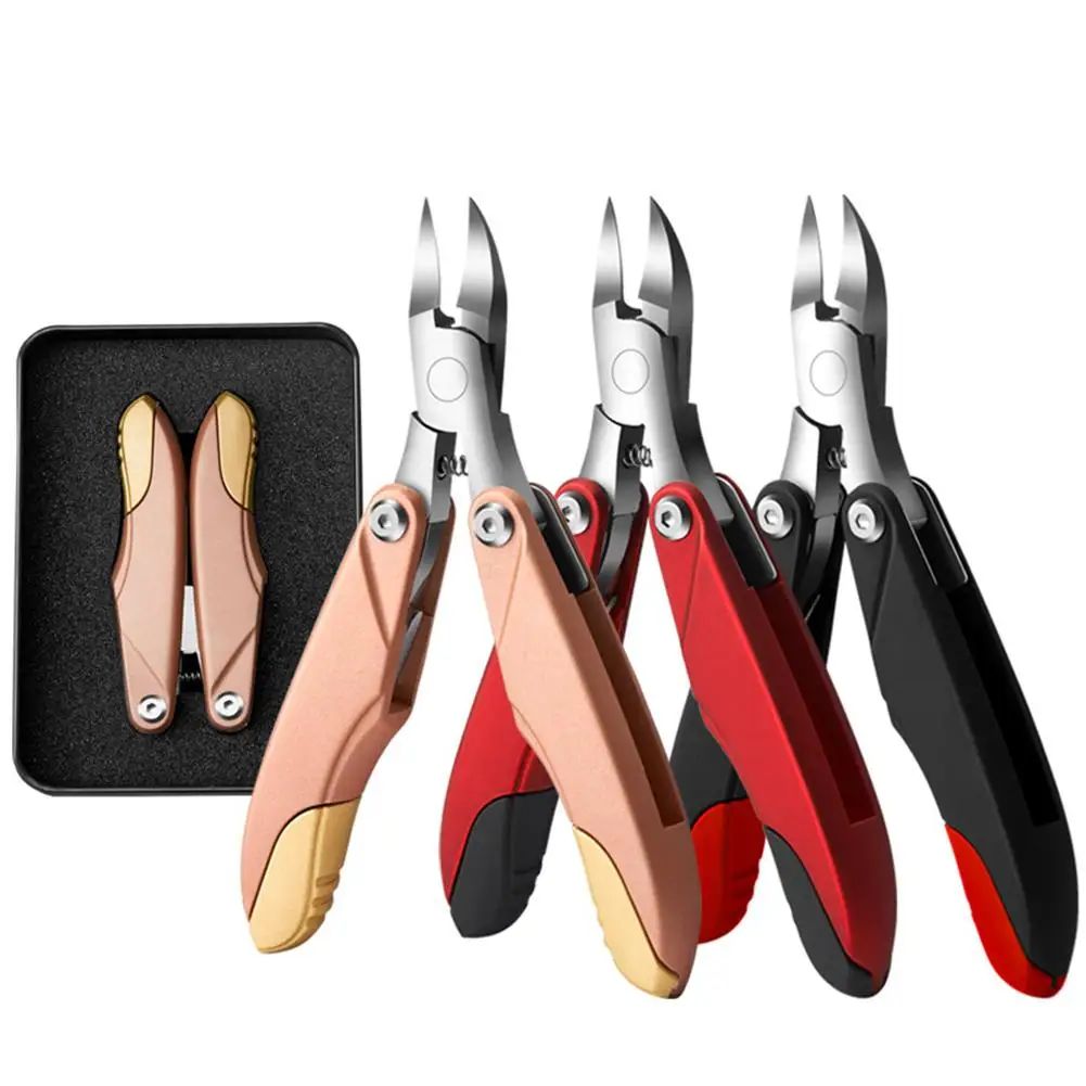 

1 шт. Подиатрия кусачки для ногтей коррекция кусачки локтевой или щипцы для резки, удаляет мертвую кожу Нержавеющая сталь Ножи Маникюр Педи...