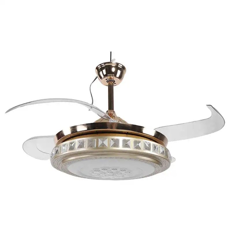 

Потолочный вентилятор, светодиодный, 65 Вт, 42 дюйма, с 3 диммируемыми светодиодами, 36 Вт, с дистанционным управлением, 4 лопастями, цвет шампанс...