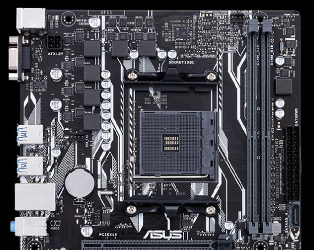 Материнская плата ASUS prime a320M-F amd ryzen AM4 mATX DDR4 3200MHz SATA USB 3,1 Gen 1 абсолютно новая и оригинальная материнская плата a320 2011