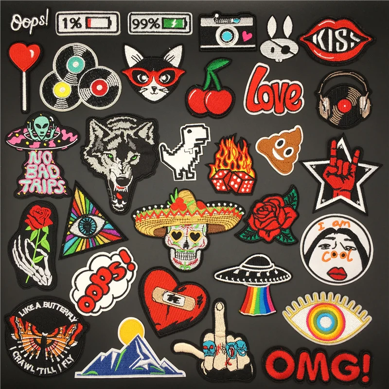 Мультфильм значки одежда вышитая нашивка аппликация Diy Швейные декоративные