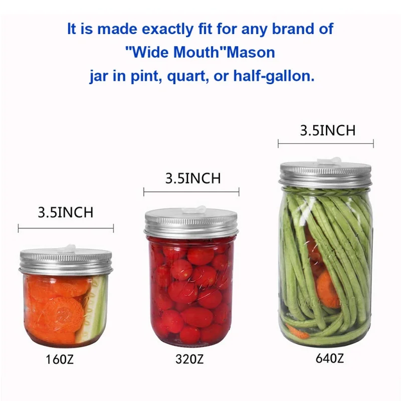 Набор для брожения банок с широким горлышком-airlock силиконовые втулки из