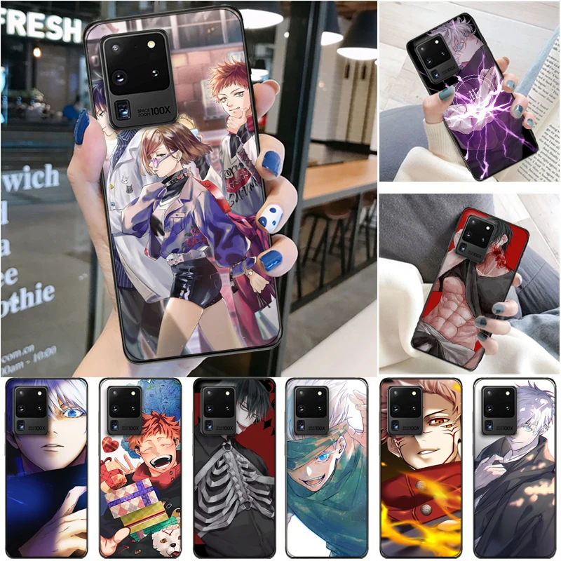 

Jujutsu Kaisen Yuji Itadori Sukuna Fushiguro Megumi Satoru Gojo Phone Case For Samsung Galaxy S20 Ultra FE Lite Plus Carcasa