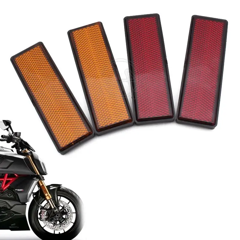 Brand New 1pair Motorcycle Front Fork Leg Reflector Reflective Sticker For Ducati Monster 600 696 795 821 796ABS 1200S 1100 | Автомобили и