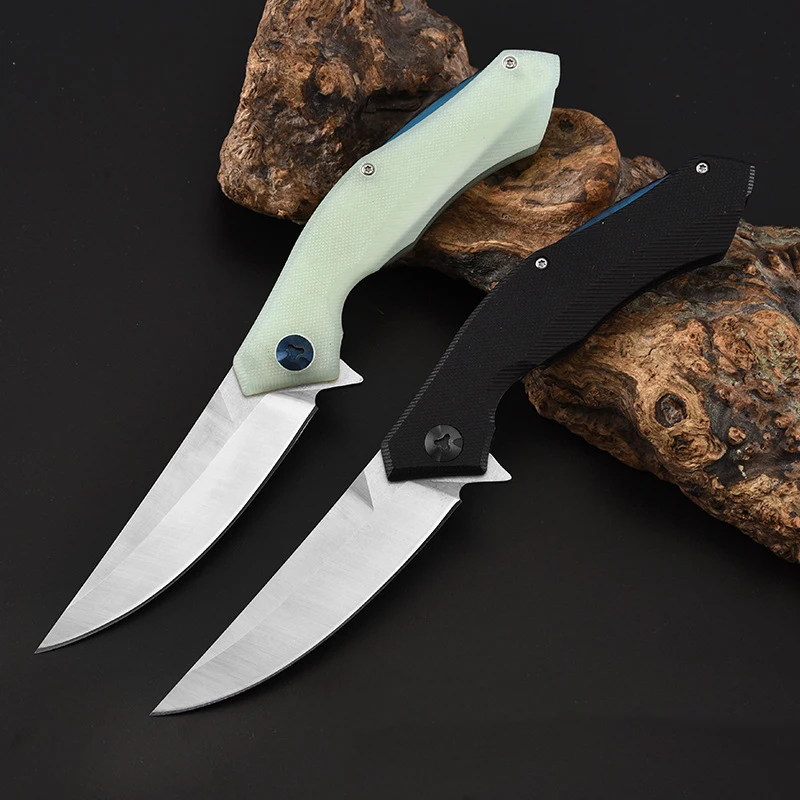 Охотничий нож D2 стальной тактический складной для выживания с шарикоподшипником