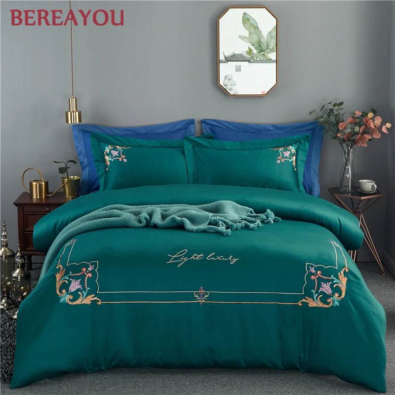 Роскошные постельные принадлежности хлопок сатин отель Винтаж Королевский