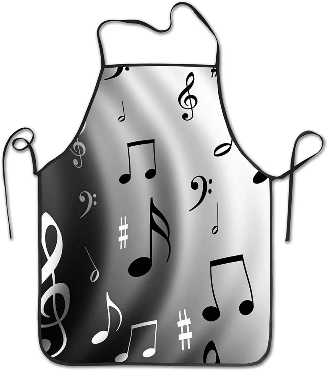 

Music Apron Funny Bib Aprons for Men Women Kitchen Baking Cooking Apron