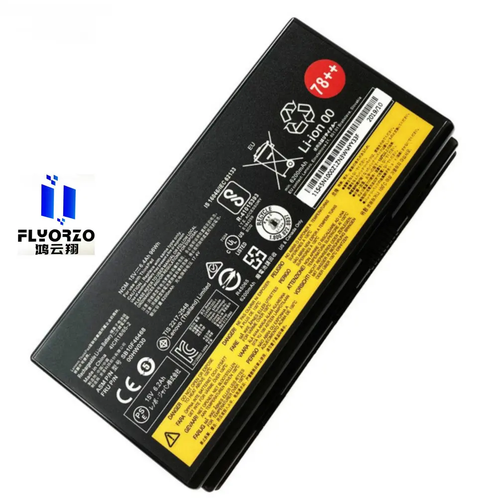 

Brand new high quality 6.4Ah 96WH/6200mAh Lenovo SB10F46468 battery For Lenovo ThinkPad P70 P71 P72 00HW030 01AV451 Laptop