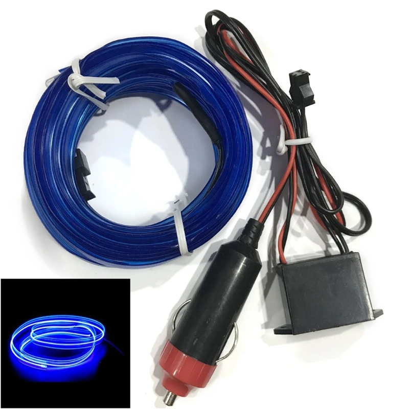 

3m Car Interior Lighting Auto LED Strip EL Wire Rope Atmosphere Decorative Lamp