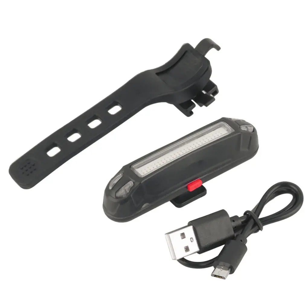 100 Lumens LED Bike Tail Light USB Rechargeable Powerful Bicycle Rear Lights Bicycle Lamp Accessories MTB Bicycle Cycling Lights